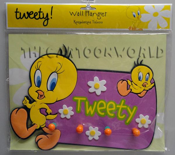 Appendiabiti DA PARETE DISNEY LOONEY TUNES TITTY - TWEETY