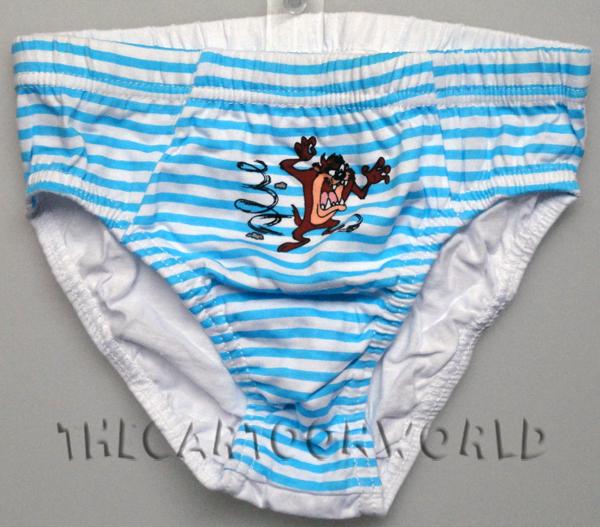 TRIS SLIP Mutandine DISNEY - Looney Tunes - Taz Bugs Bunny Gatto Silvestro 8/10 Anni