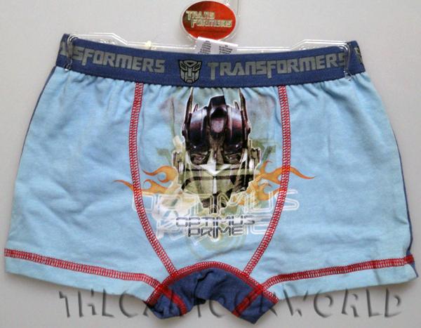 PARIGAMBA BOXER SLIP Mutandine DISNEY - TRANSFORMERS - 5-6 Anni