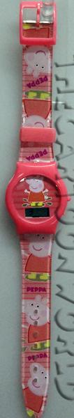 OROLOGIO da POLSO LCD DISNEY - PEPPA PIG fango