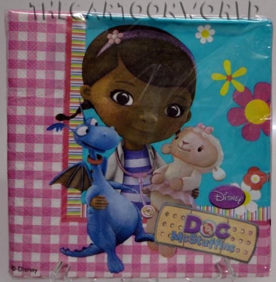 ADDOBBI Compleanno Festa TOVAGLIOLI DISNEY - DOTTORESSA PELUCHE