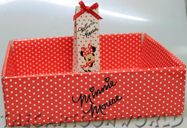 BOMBONIERA DISNEY SCATOLINA ASTUCCIO Portaconfetti MINNIE