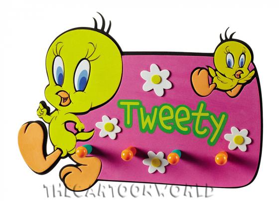 Appendiabiti DA PARETE DISNEY LOONEY TUNES TITTY - TWEETY