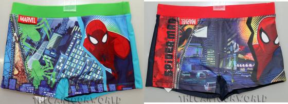 COSTUME Boxer MARE / Piscina DISNEY - Marvel SPIDERMAN - TAGLIE 3 - 4 - 6 - 8 a