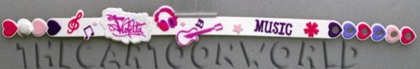 BRACCIALE Braccialetto in Silicone Disney - VIOLETTA