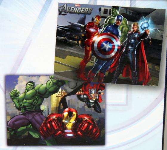 2 PUZZLE da 24 pezzi DISNEY AVENGERS - 3D