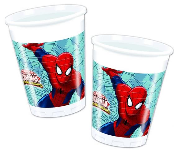 ADDOBBI Compleanno Festa BICCHIERI MARVEL SPIDERMAN