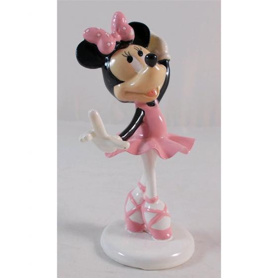 BOMBONIERA IN Resina Lucida DISNEY MINNIE BALLERINA 5 Cm
