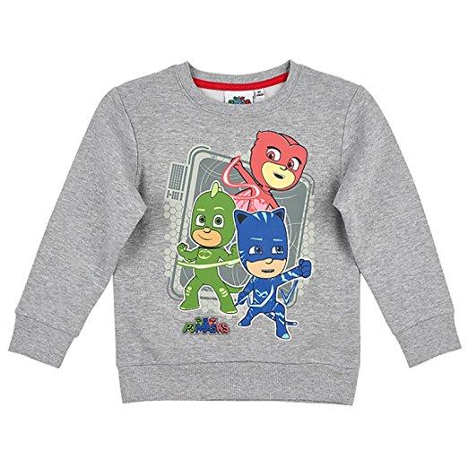 Felpa PJ MASKS Super Pigiamini 3 4 5 6 8 anni a Autunno/Inverno