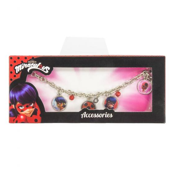 BRACCIALE Con PENDENTI CHARM - MIRACULOUS LADY BUG