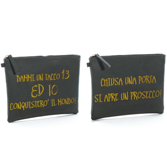 POCHETTE in ECOPELLE - SENSAZIONI FIRENZE