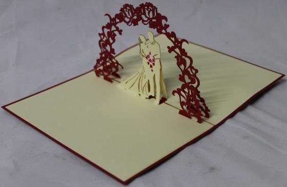 BIGLIETTO AUGURI - ORIGAMI - OGGI SPOSI