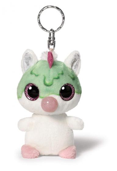 PORTACHIAVE PELUCHE NICI NICIDOOS - Unicorno Guzz - 9 cm