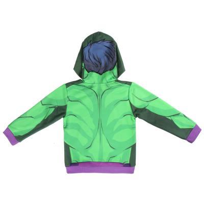 FELPA con Cappuccio - MARVEL AVENGERS HULK - 3, 4, 5, 6, 7 anni