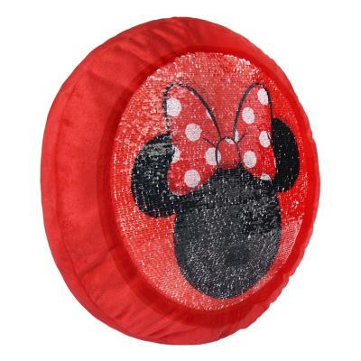 PELUCHE CUSCINO con PAJETS DISNEY MINNIE 35x35 Cm