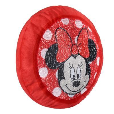 PELUCHE CUSCINO con PAJETS DISNEY MINNIE 35x35 Cm