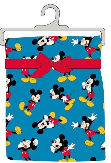 LENZUOLO PLAID COPERTA in FLANELLA DISNEY TOPOLINO - 120x160 cm - luxury quality