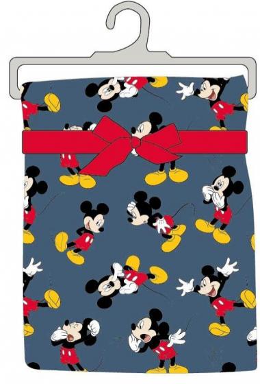LENZUOLO PLAID COPERTA in FLANELLA DISNEY TOPOLINO - 120x160 cm luxury quality A