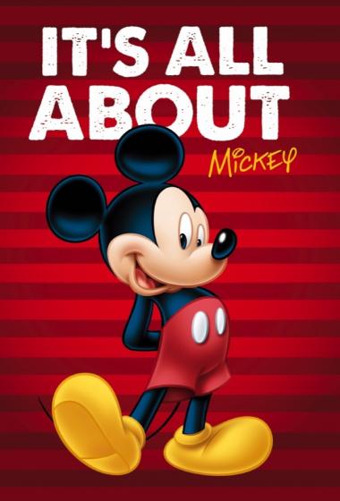 LENZUOLO PLAID COPERTA in PILE DISNEY MICKEY TOPOLINO - 100x150 cm