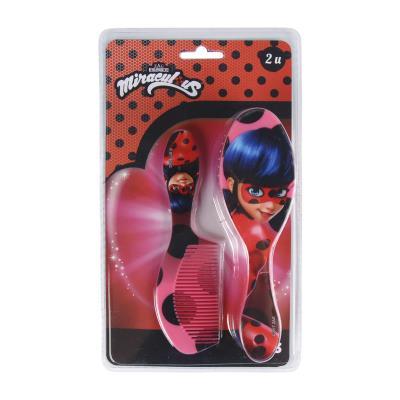 PETTINE SPAZZOLA E COLLANA - MIRACULOUS LADYBUG