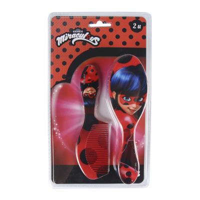 PETTINE SPAZZOLA E COLLANA - MIRACULOUS LADYBUG