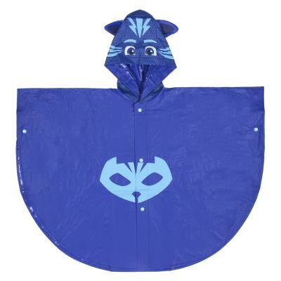MANTELLA IMPERMEABILE PONCHO PIOGGIA PJMASKS Super Pigiamini GATTO BOY  5/6 ANNI