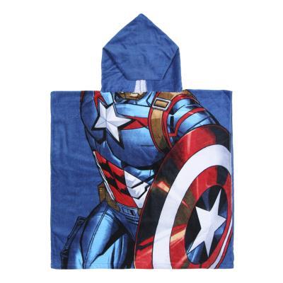 PONCHO ACCAPPATOIO TELO MARE - MARVEL AVENGERS CAPITAN AMERICA