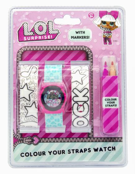 OROLOGIO DA POLSO piu' 2 Cinturini - LOL SURPRISE