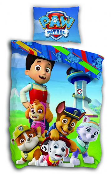 Copripiumino Letto PAW PATROL 140 x 200 cm e federa 65 x 65 cm