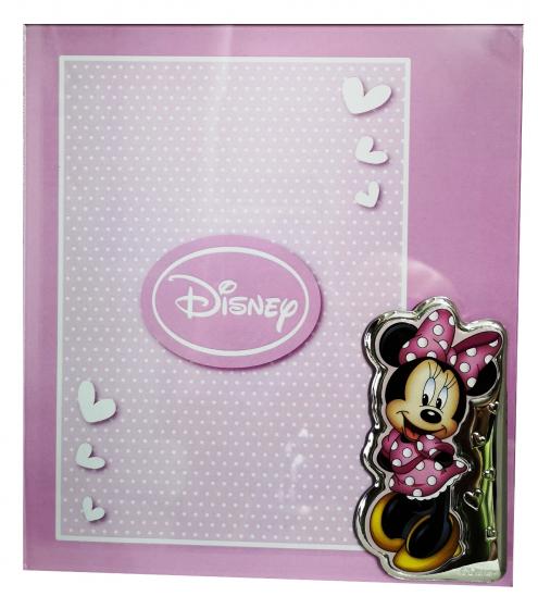 CORNICE PORTAFOTO in Plexiglass e ARGENTO - DISNEY MINNIE a