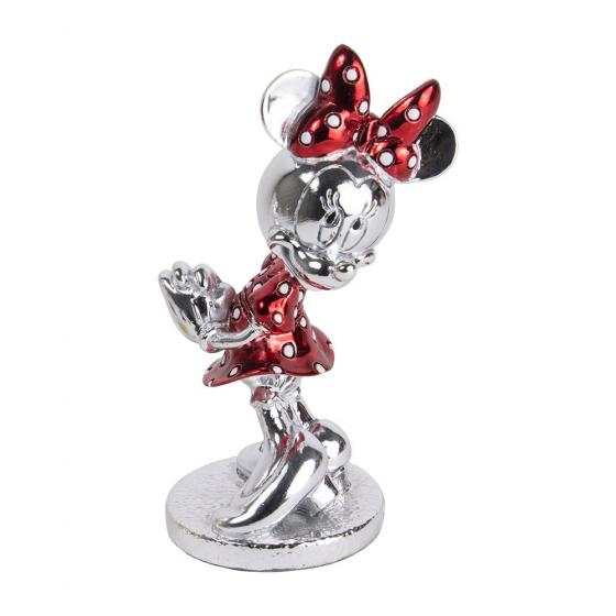 BOMBONIERA IN Resina Argentata DISNEY MINNIE - 9,5 Cm