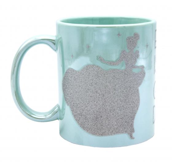 TAZZA GLITTER con Scatola DISNEY - CENERENTOLA