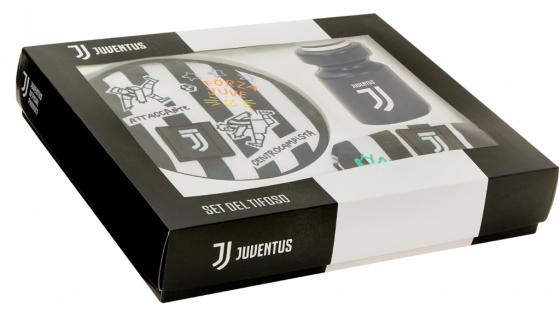 Kit SCUOLA del tifoso JUVENTUS - Easy bags - Astuccio con colori - Borraccia