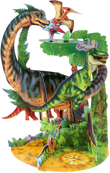 BIGLIETTO AUGURI - 3D Pop-Up DINOSAURI