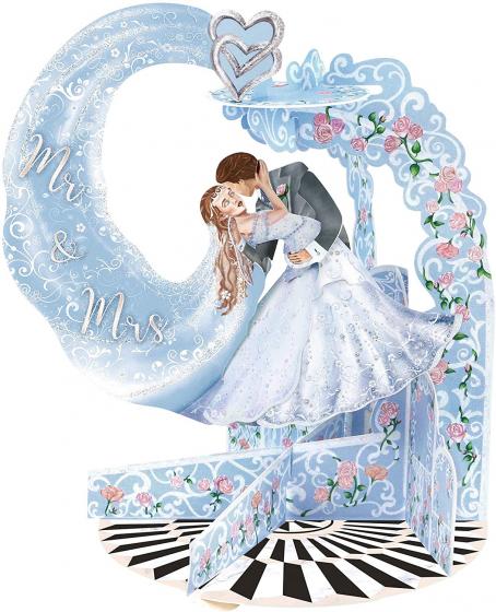 BIGLIETTO AUGURI - 3D Pop-Up MATRIMONIO SPOSI