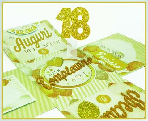 Skatush Explosion Box - Scatola Auguri / Regalo con Coperchio - BUON COMPLEANNO 18 Anni