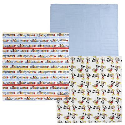 Set di 3 TOVAGLIETTE in cotone DISNEY - TOPOLINO