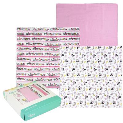 Set di 3 TOVAGLIETTE in cotone DISNEY - MINNIE