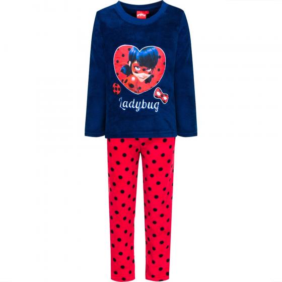 PIGIAMA in Flanella 2 Pezzi - LADY BUG - 4, 5, 6, 8 anni