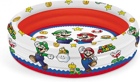 Piscina Gonfiabile per Bambini 3 Anelli - SUPER MARIO BROS