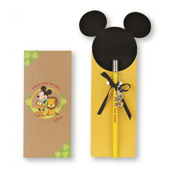 MATITA DISNEY TOPOLINO con charm in metallo SMALTATO CON BUSTA