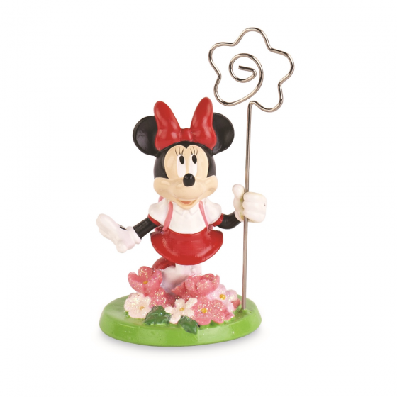 BOMBONIERA in Resina con SHOPPER Segnaposto - DISNEY MINNIE LOVE NATURAL