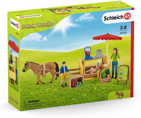 SCHLEICH- Sunny Day Mobile Farm Stand World, Multicolore