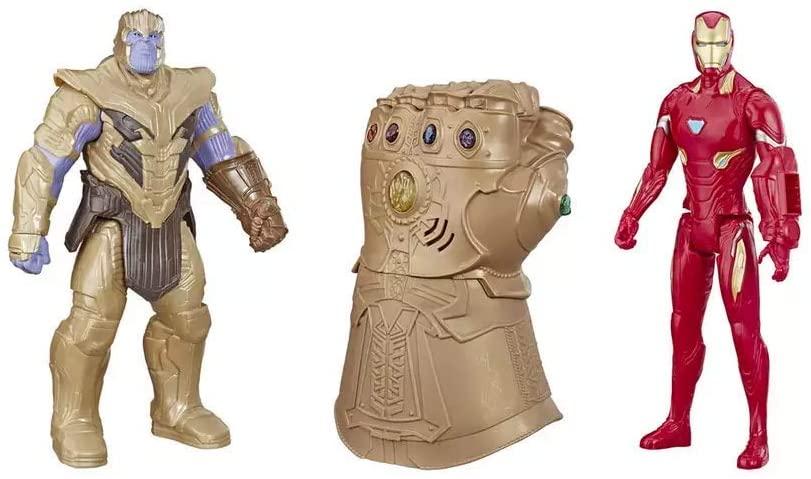 Hasbro - Marvel Avengers Titan Hero Series IronMan Thanos infinity Gauntlet