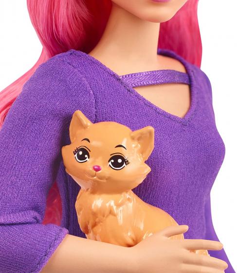 Barbie Daisy Bambola Curvy Chitarra Valigia Apribile Adesivi 9 Accessori FWV26