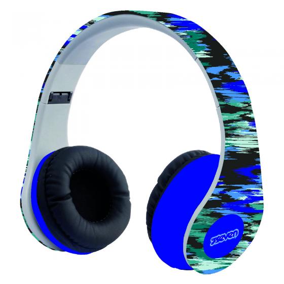 CUFFIE WIRELESS SEVEN CON MICROFONO Blu