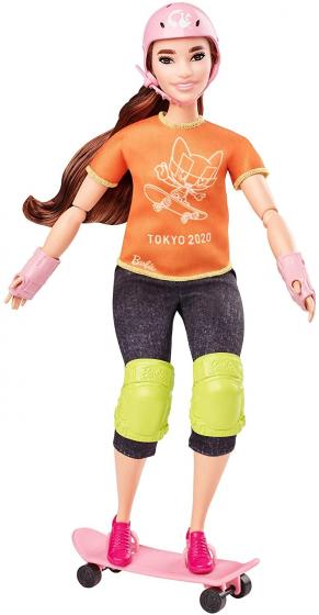 Barbie- Carriere Giochi Olimpici Tokyo 2020 Bambola Skateboarder - GJL78