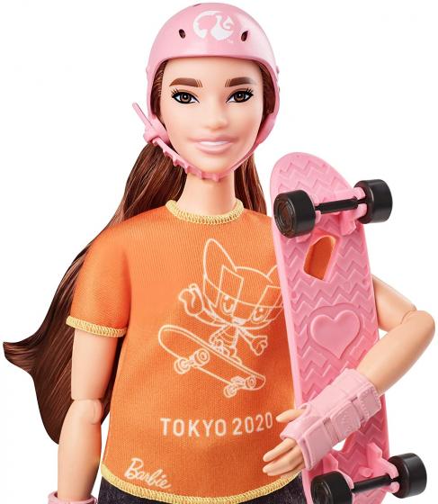 Barbie- Carriere Giochi Olimpici Tokyo 2020 Bambola Skateboarder - GJL78