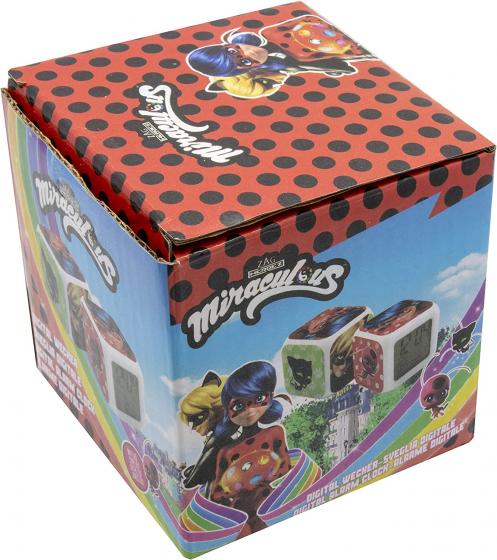 OROLOGIO Sveglia a forma di cubo - Miraculous LADY BUG