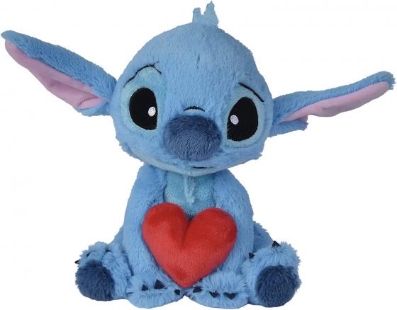 Peluche WALT DISNEY STITCH con cuore - 20 cm